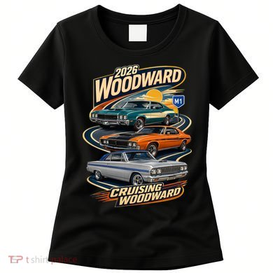 Retro Cruising Woodward 2026 Women's T-Shirt