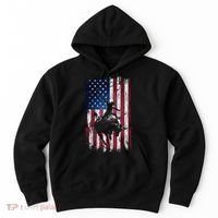 Rodeo Cowboy Western Usa Flag Cowboys Hoodie thumb 0