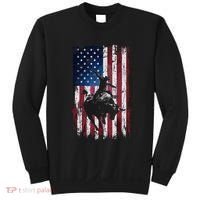 Rodeo Cowboy Western Usa Flag Cowboys Sweatshirt thumb 0