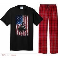 Rodeo Cowboy Western Usa Flag Cowboys Pajama Set thumb 0