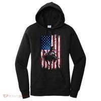 Rodeo Cowboy Western Usa Flag Cowboys Women's Hoodie thumb 0