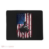 Rodeo Cowboy Western Usa Flag Cowboys Mousepad thumb 0