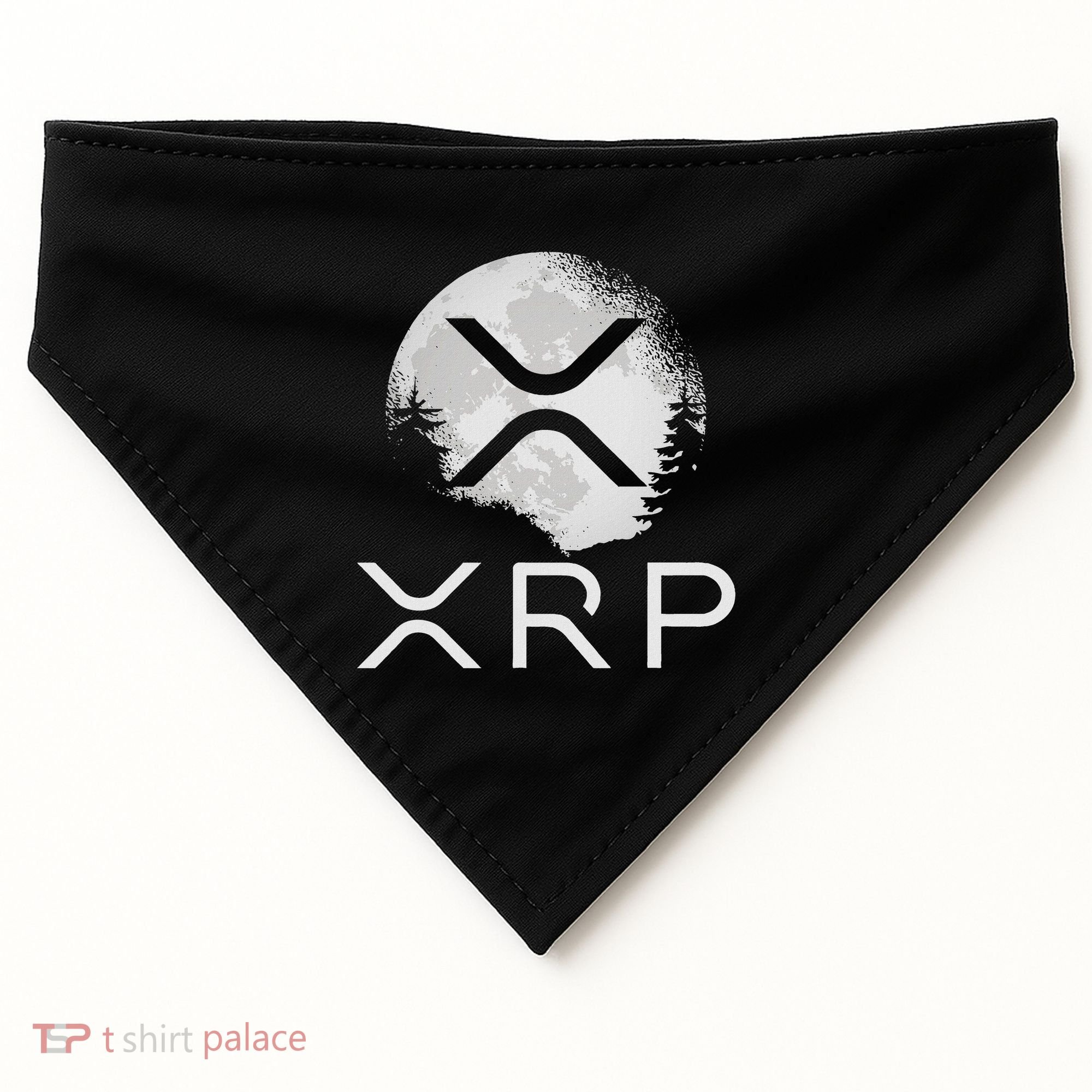 Ripple Coin Xrp Ledger Moon Cryptocurrency Bull Market USA-Made Doggie Bandana