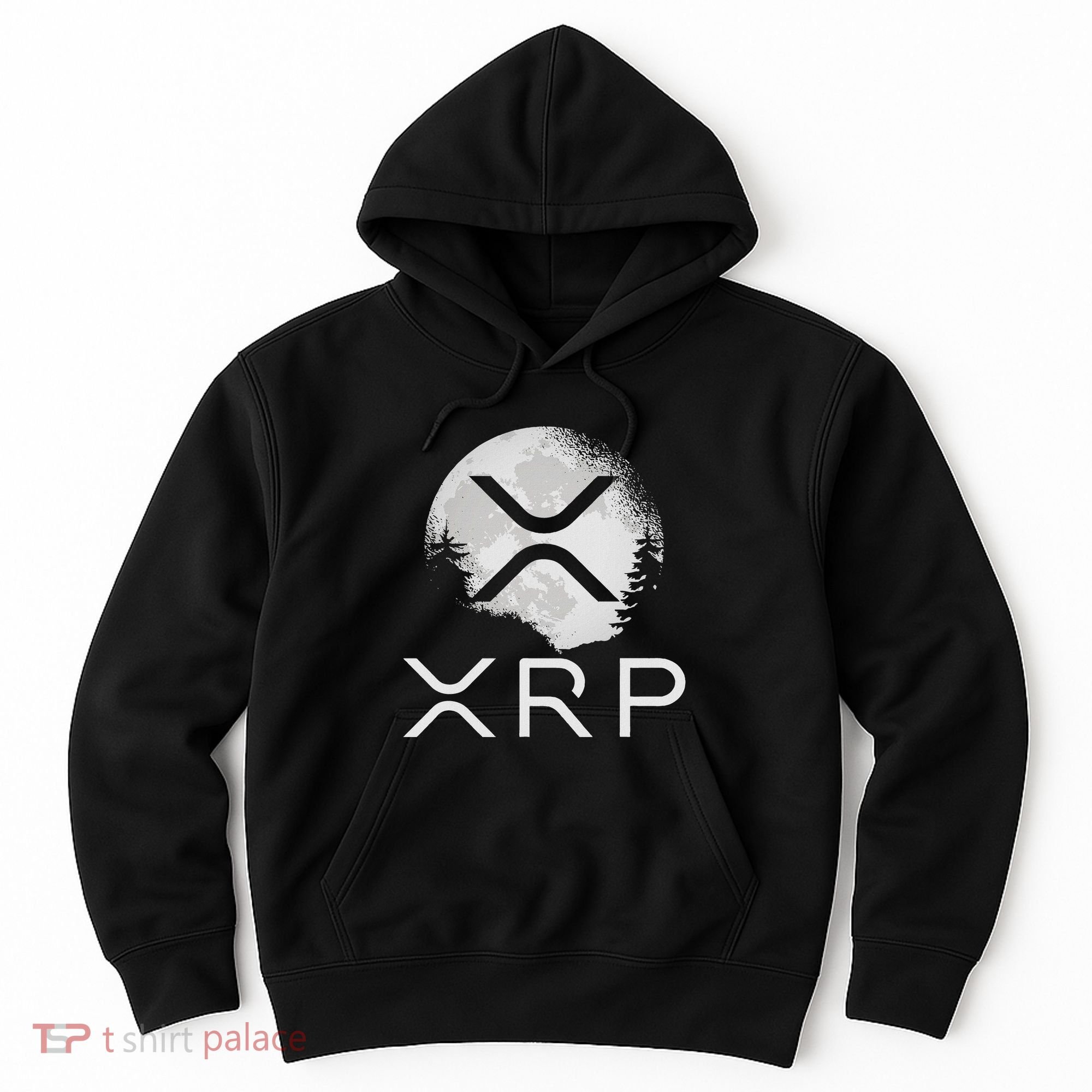 Ripple Coin Xrp Ledger Moon Cryptocurrency Bull Market Hoodie