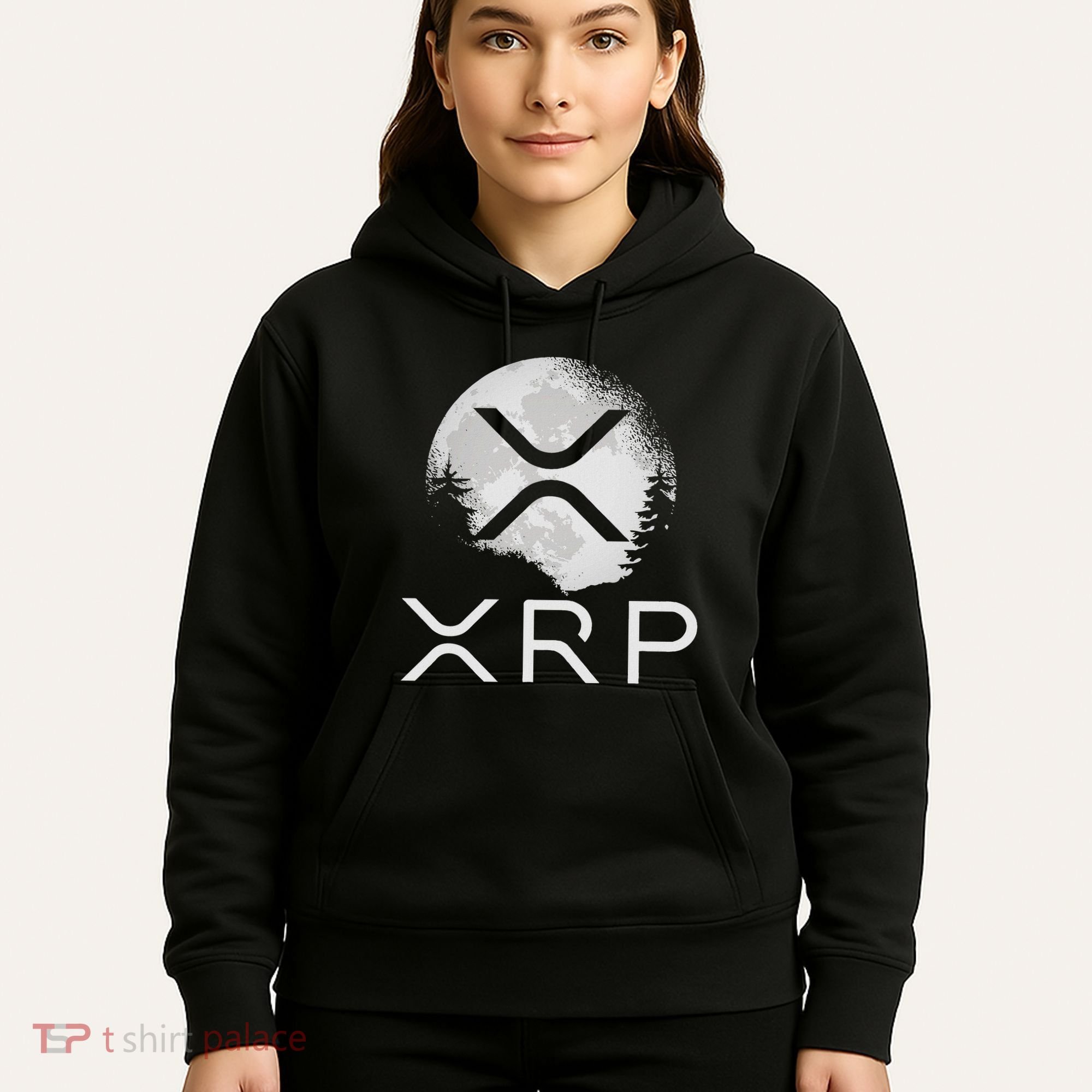 Ripple Coin Xrp Ledger Moon Cryptocurrency Bull Market Hoodie