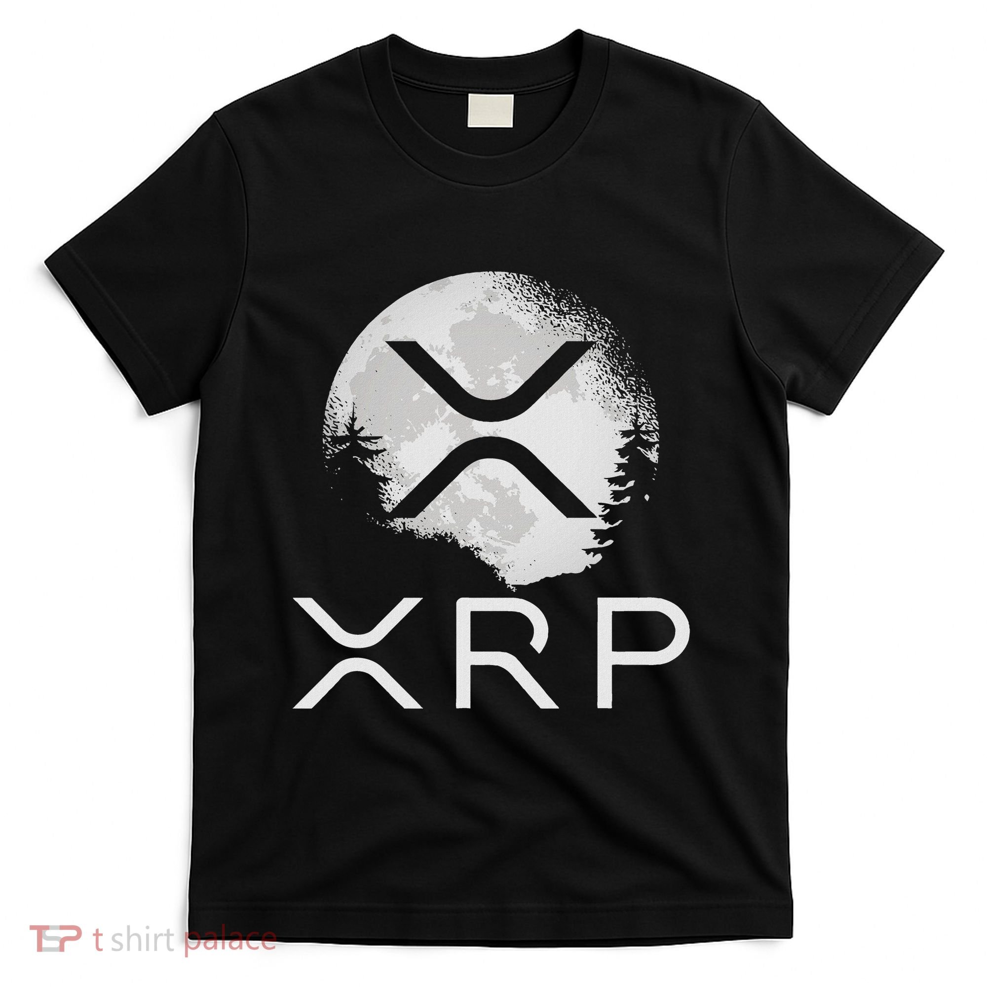 Ripple Coin Xrp Ledger Moon Cryptocurrency Bull Market T-Shirt