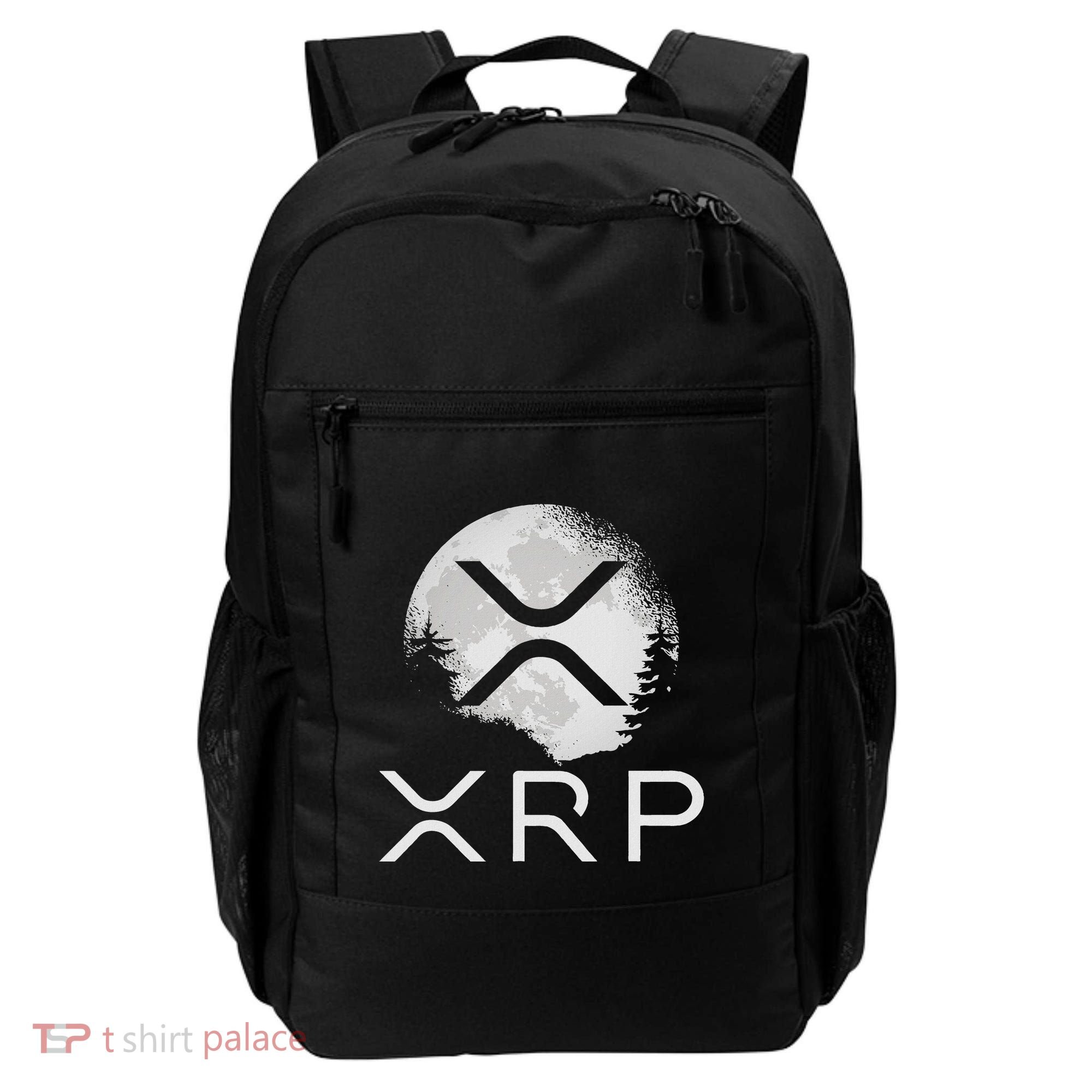 Ripple Coin Xrp Ledger Moon Cryptocurrency Bull Market Backpack