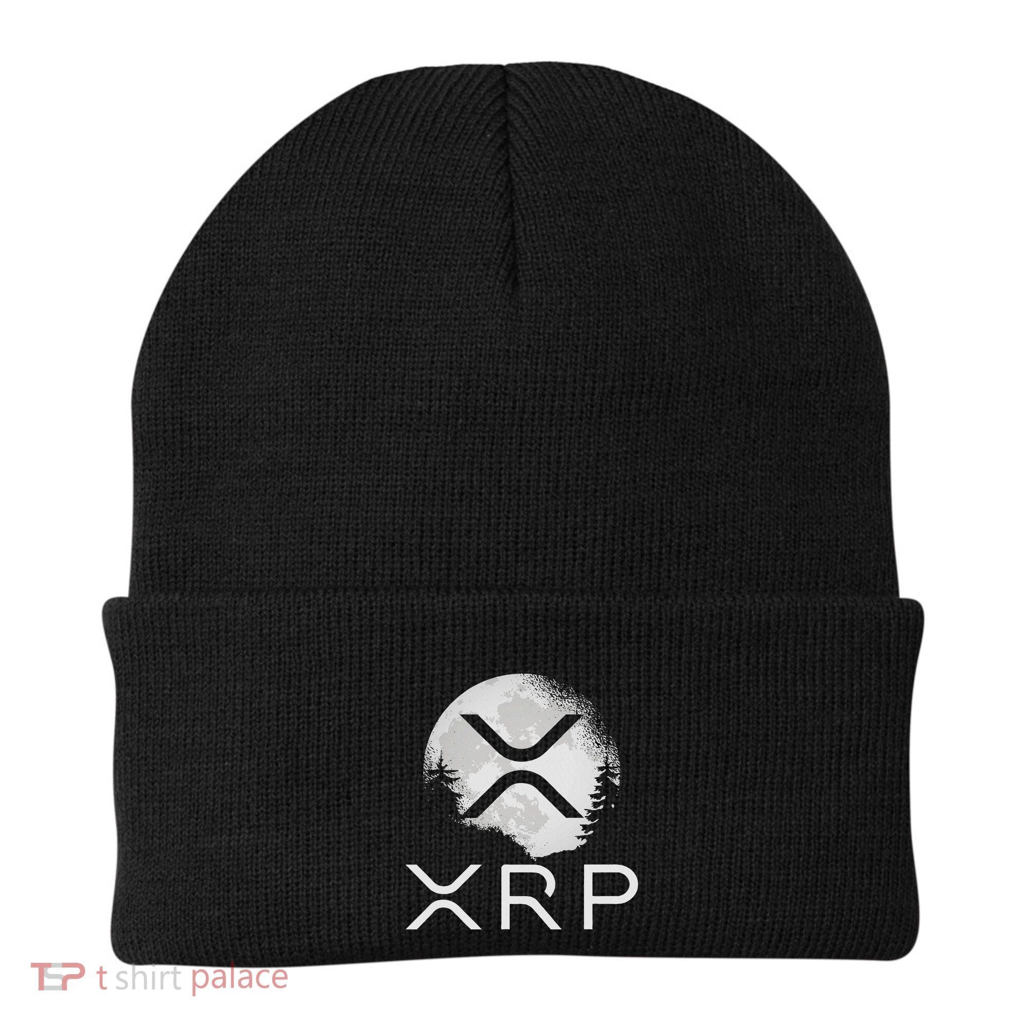 Ripple Coin Xrp Ledger Moon Cryptocurrency Bull Market Beanie