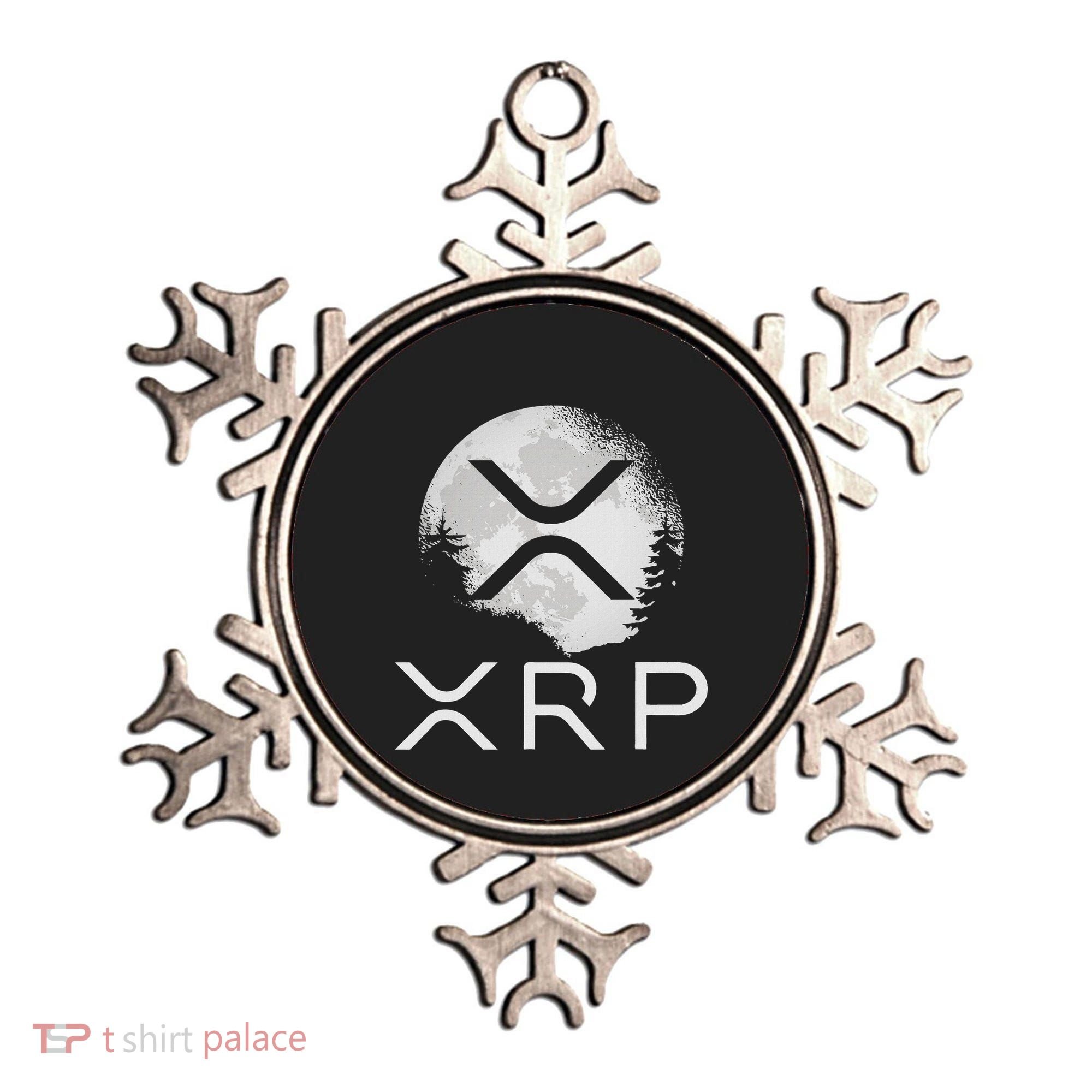 Ripple Coin Xrp Ledger Moon Cryptocurrency Bull Market Ornament