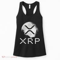 Ripple Coin Xrp Ledger Moon Cryptocurrency Bull Market Women's Tank Top thumb 0