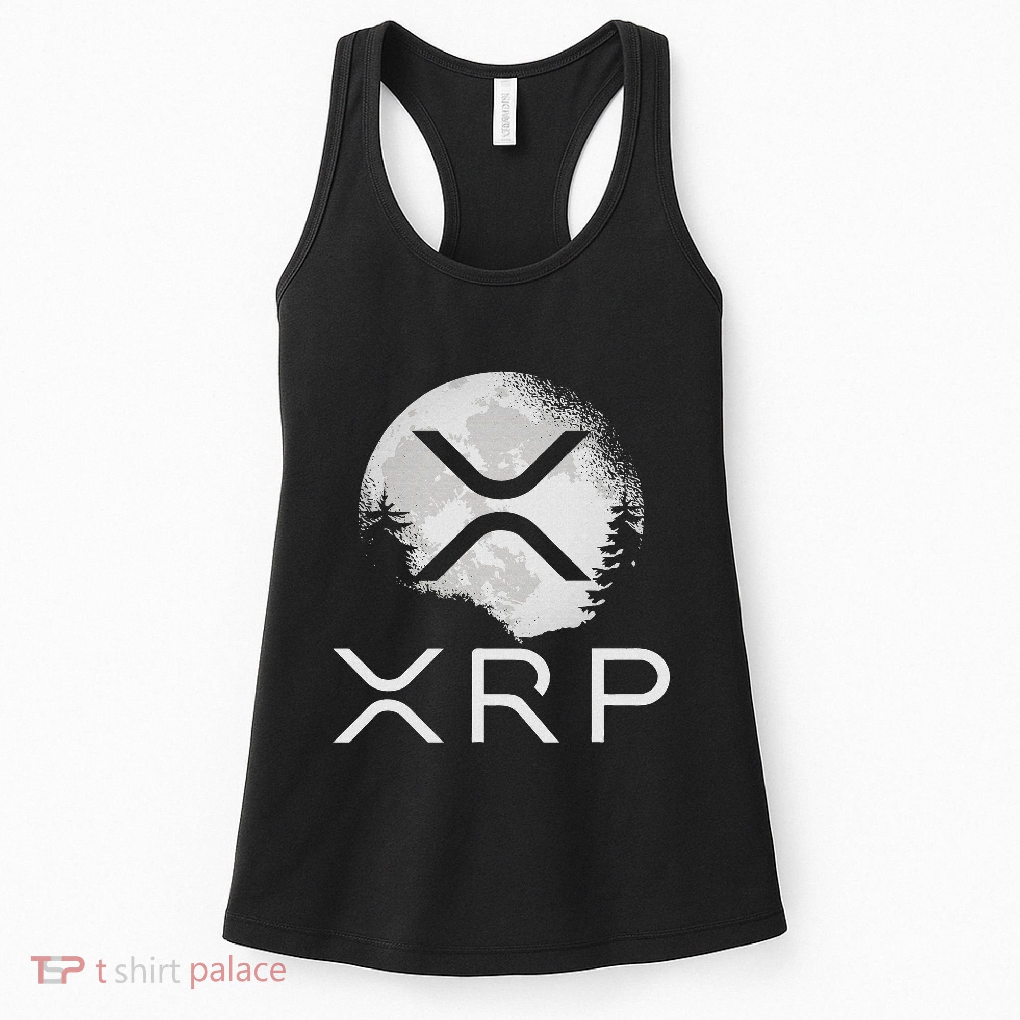 Ripple Coin Xrp Ledger Moon Cryptocurrency Bull Market Women's Tank Top