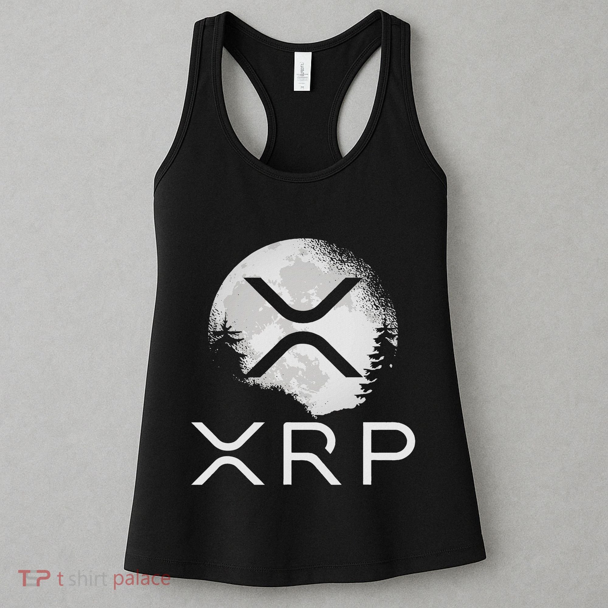 Ripple Coin Xrp Ledger Moon Cryptocurrency Bull Market Women's Tank Top