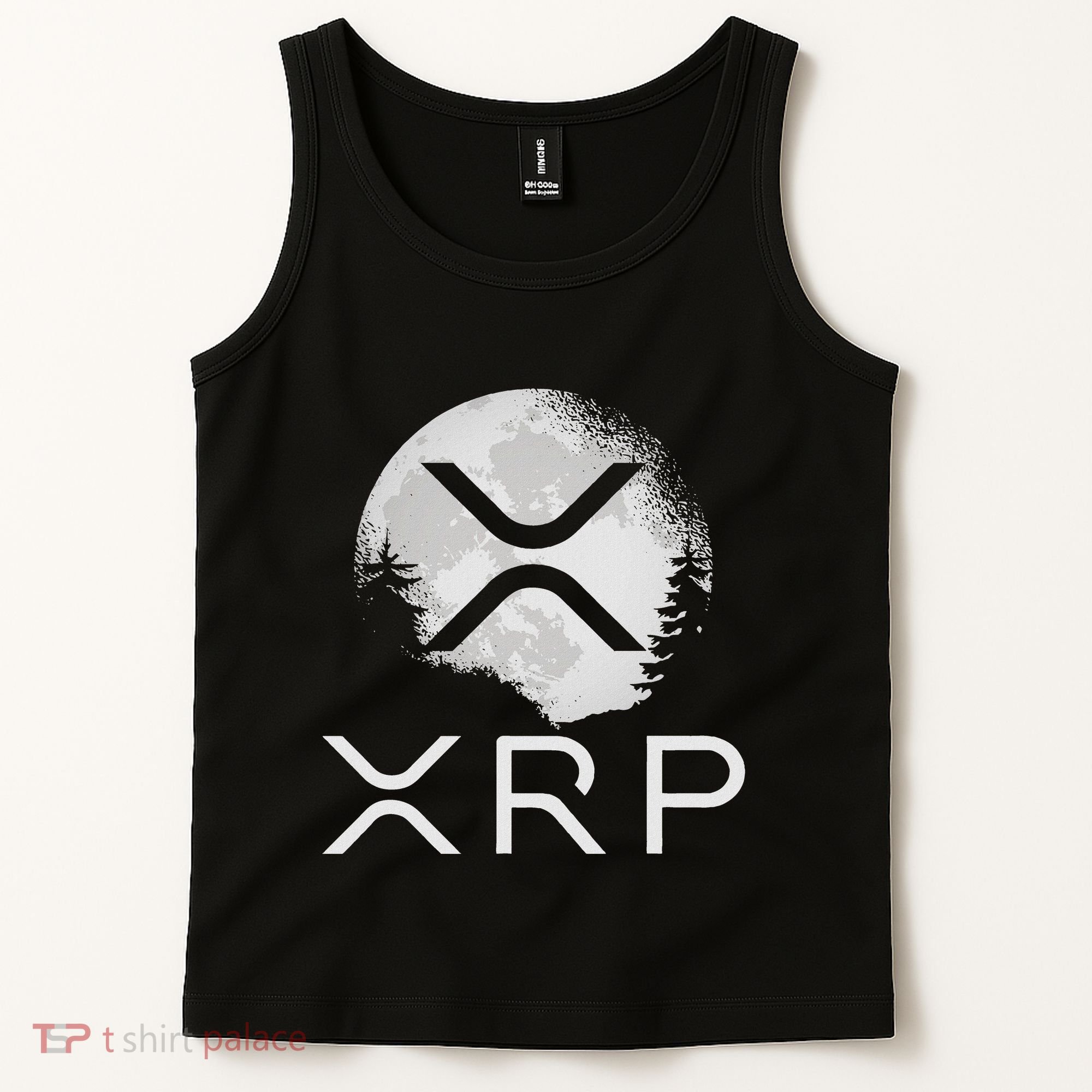 Ripple Coin Xrp Ledger Moon Cryptocurrency Bull Market Tank Top