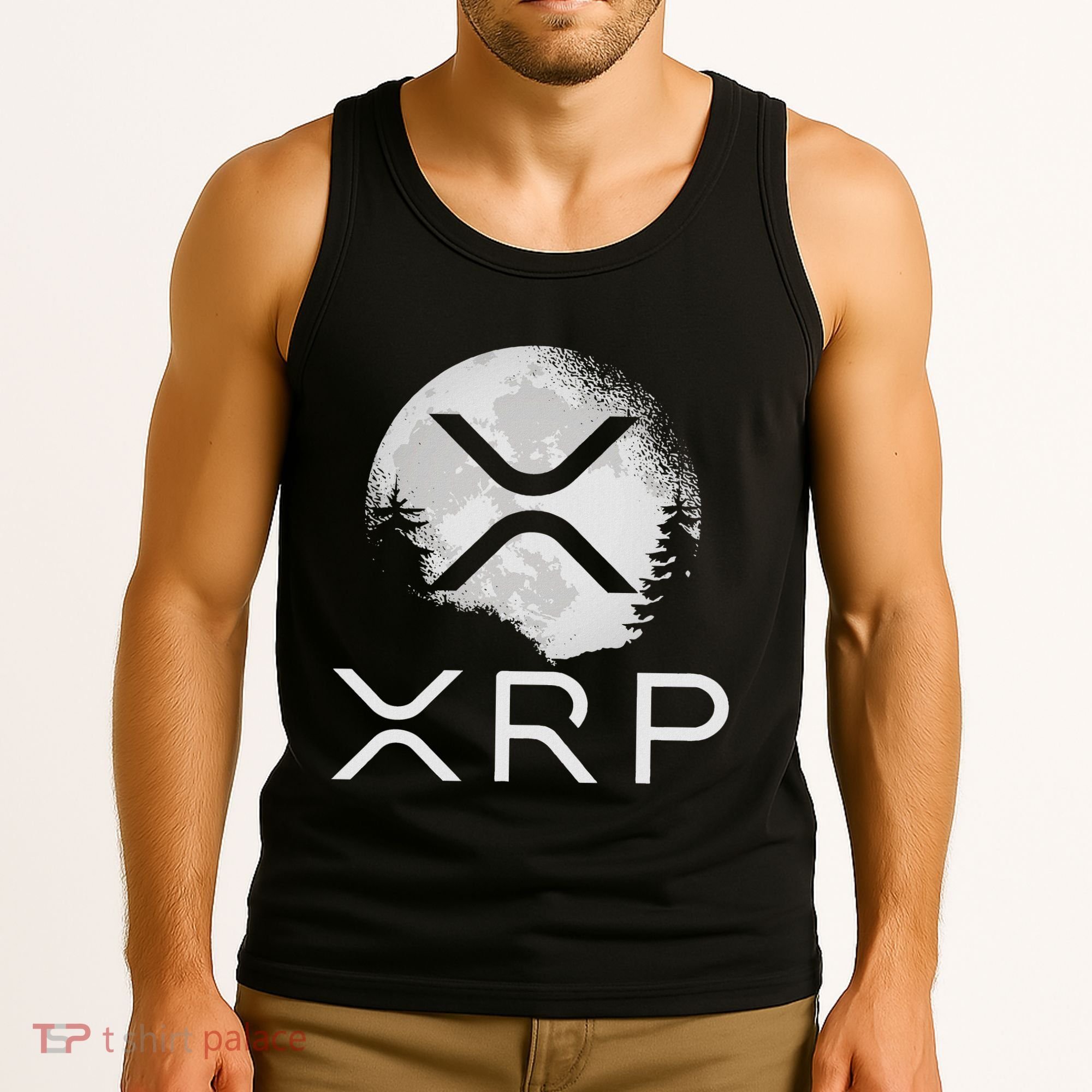Ripple Coin Xrp Ledger Moon Cryptocurrency Bull Market Tank Top