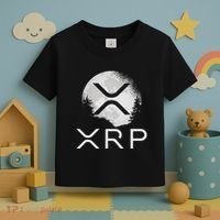 Ripple Coin Xrp Ledger Moon Cryptocurrency Bull Market Toddler T-Shirt thumb 3