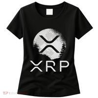 Ripple Coin Xrp Ledger Moon Cryptocurrency Bull Market Women's T-Shirt thumb 0