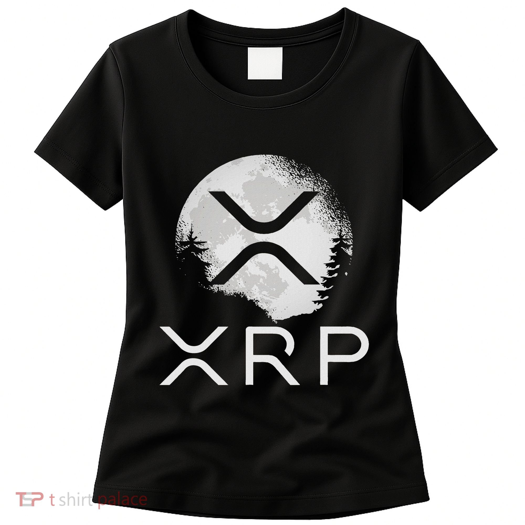 Ripple Coin Xrp Ledger Moon Cryptocurrency Bull Market Women's T-Shirt