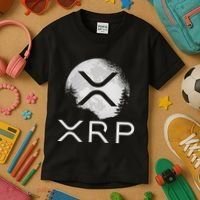 Ripple Coin Xrp Ledger Moon Cryptocurrency Bull Market Kids T-Shirt thumb 3
