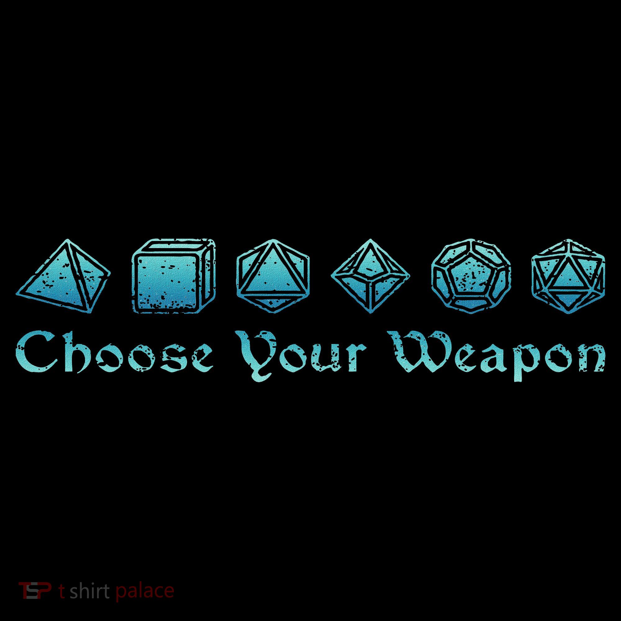 Rpg Choose Your Weapon Dice Rpg Apron