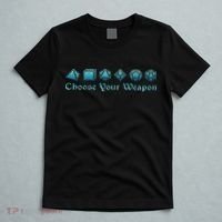 Rpg Choose Your Weapon Dice Rpg T-Shirt thumb 5