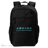 Rpg Choose Your Weapon Dice Rpg Backpack thumb 0
