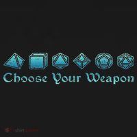 Rpg Choose Your Weapon Dice Rpg Polo thumb 3