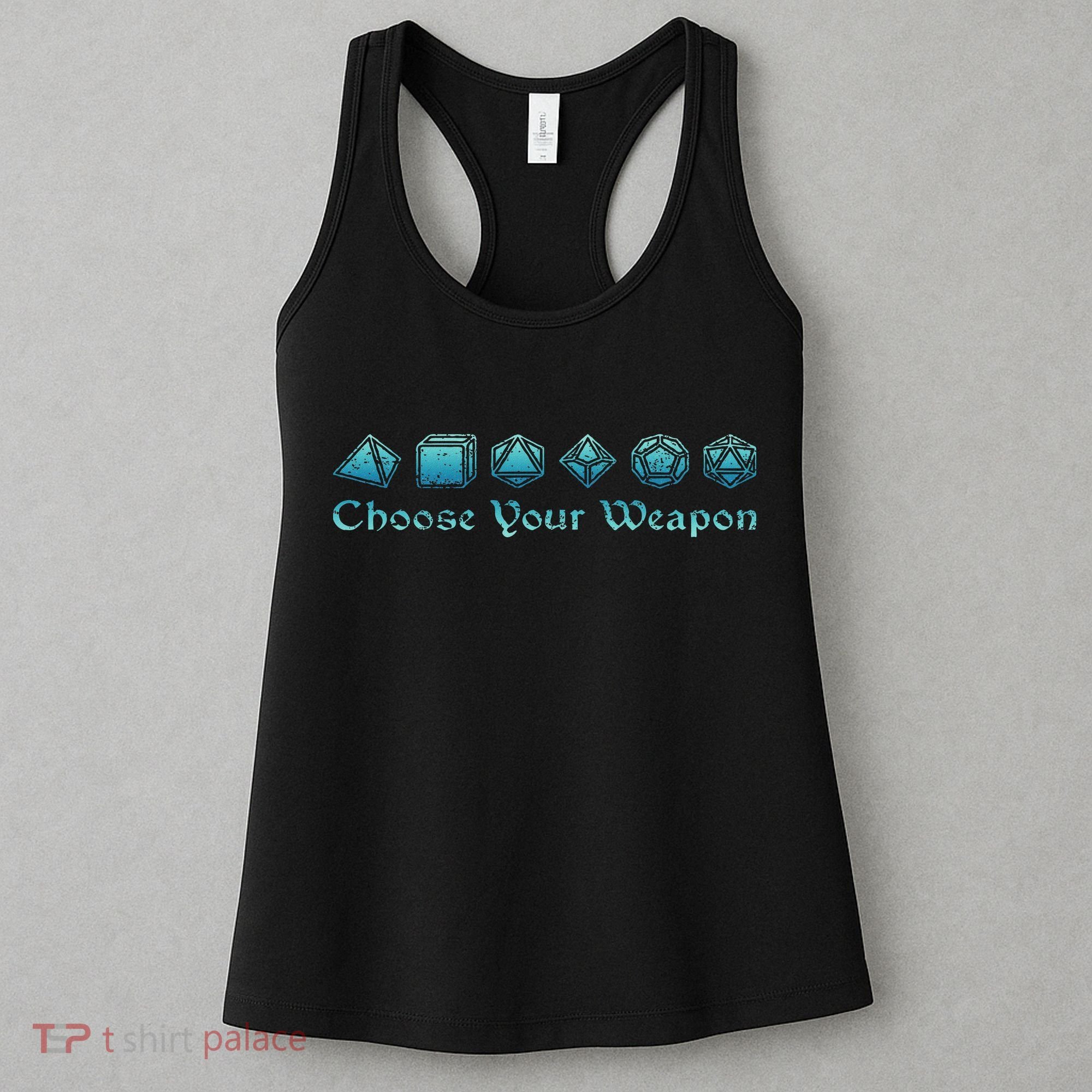 Rpg Choose Your Weapon Dice Rpg Women's Tank Top