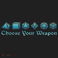 Rpg Choose Your Weapon Dice Rpg Hat thumb 2