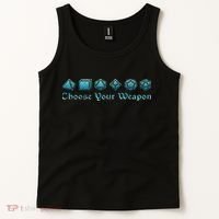 Rpg Choose Your Weapon Dice Rpg Tank Top thumb 2