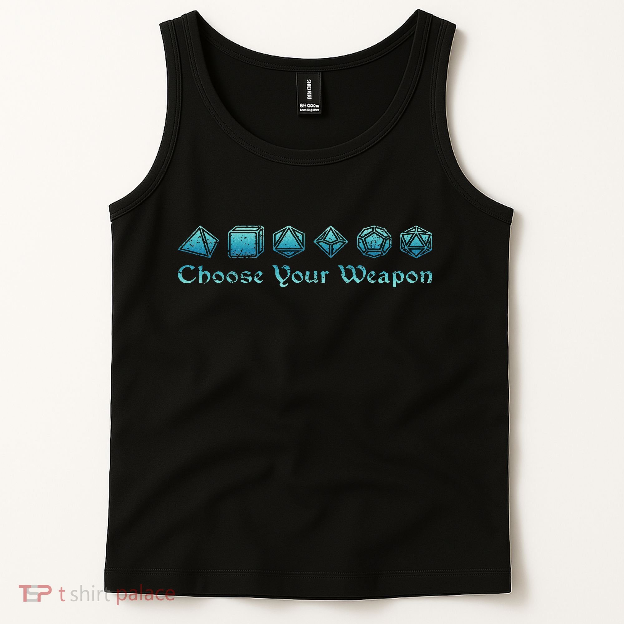 Rpg Choose Your Weapon Dice Rpg Tank Top