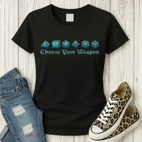 Rpg Choose Your Weapon Dice Rpg Women's T-Shirt thumb 3