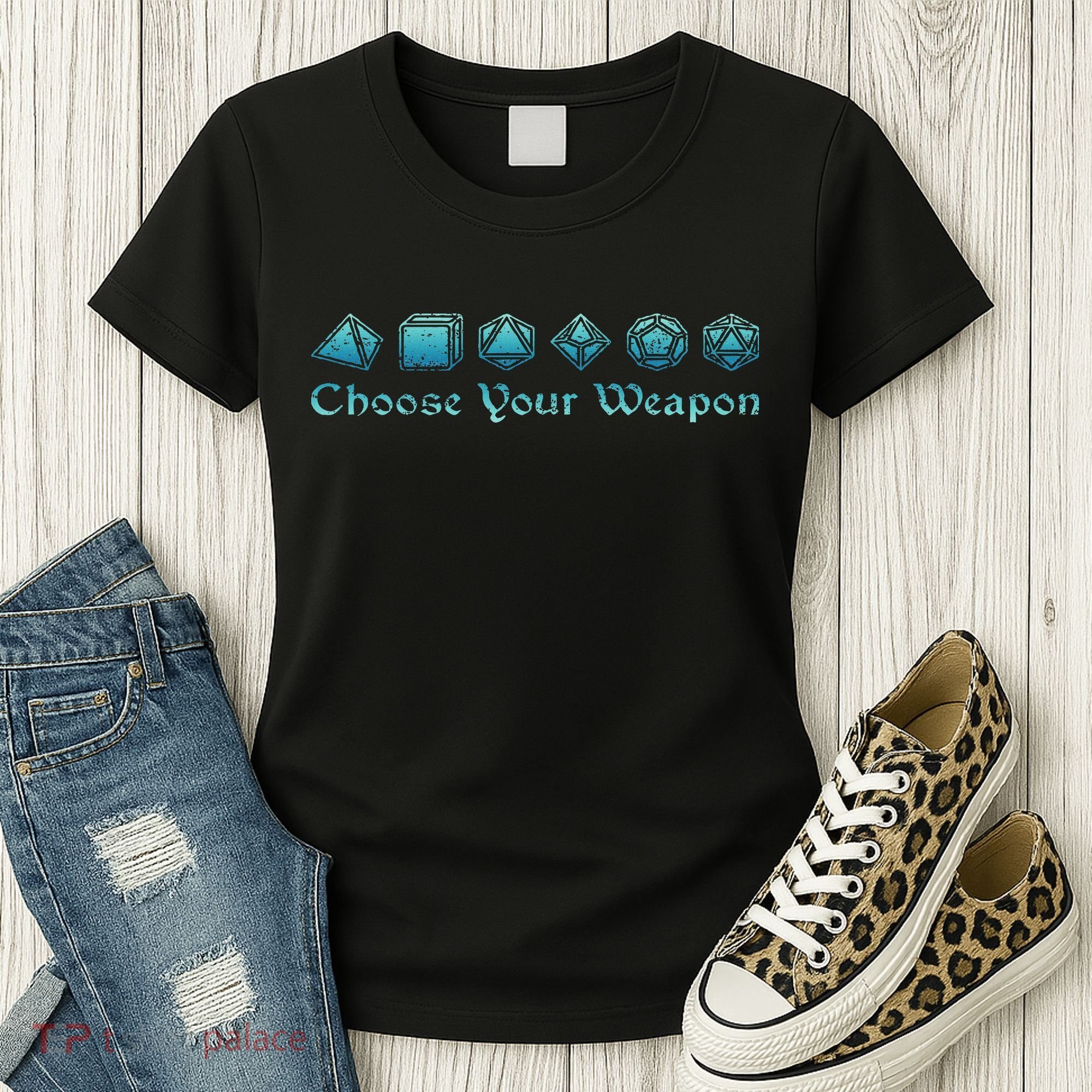 Rpg Choose Your Weapon Dice Rpg Women's T-Shirt