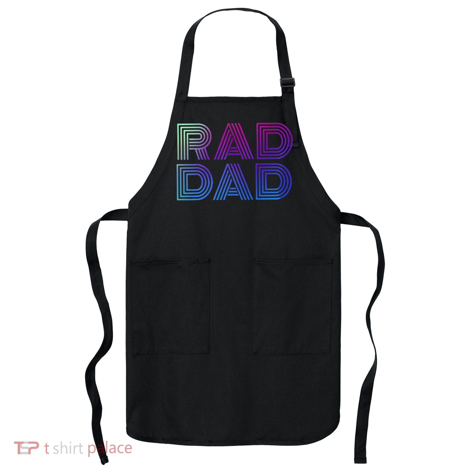 Rad Dad 1980s Retro Fathers Day Apron