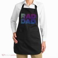 Rad Dad 1980s Retro Fathers Day Apron thumb 2