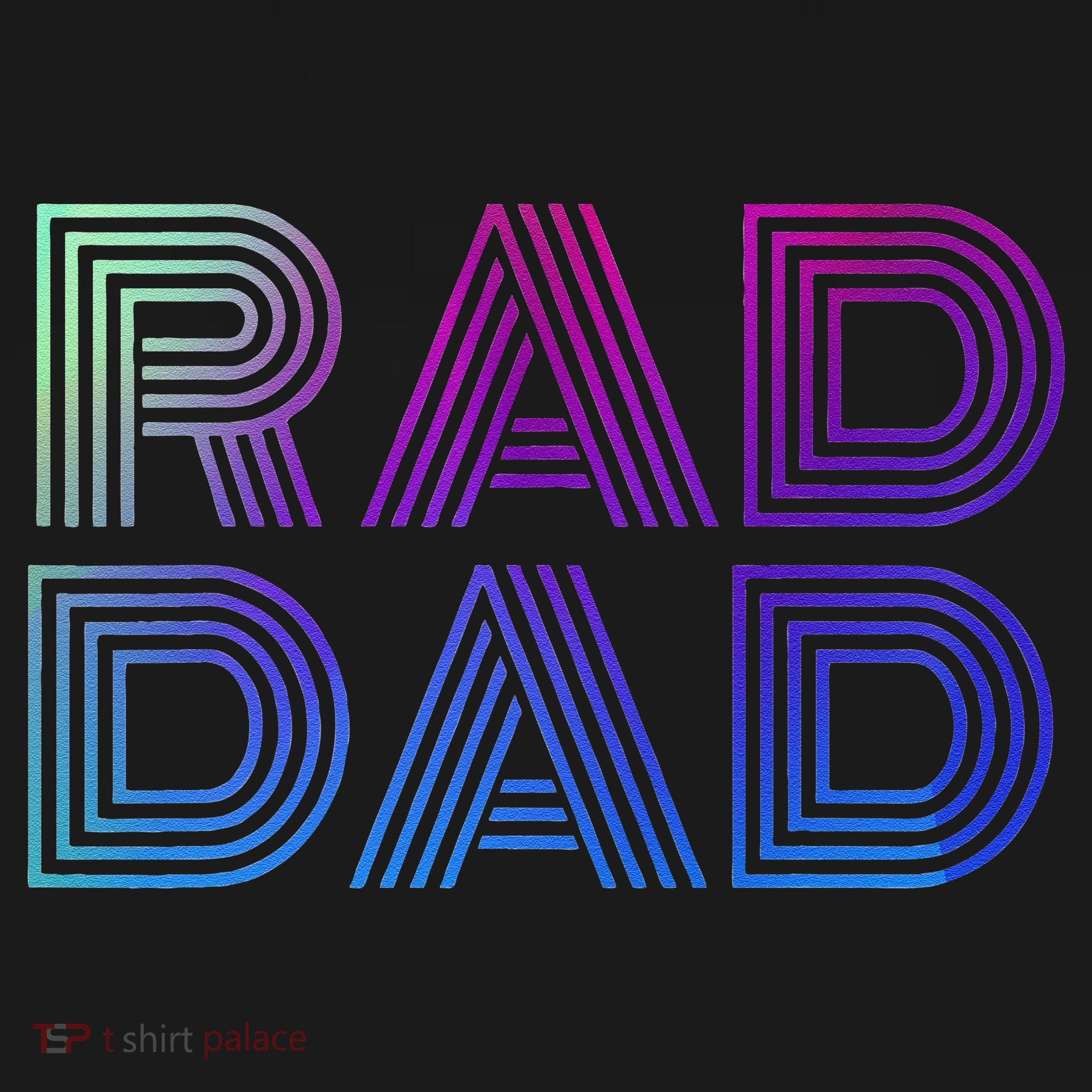 Rad Dad 1980s Retro Fathers Day Apron