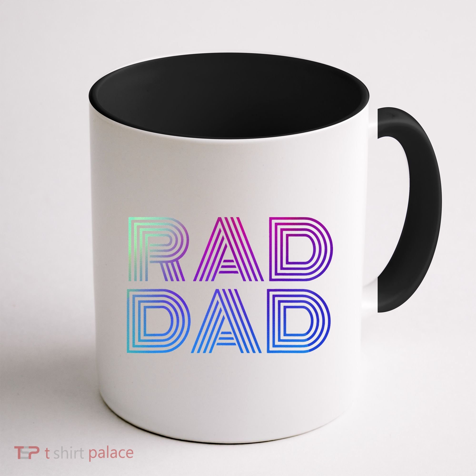 Rad Dad 1980s Retro Fathers Day Coffee Mug