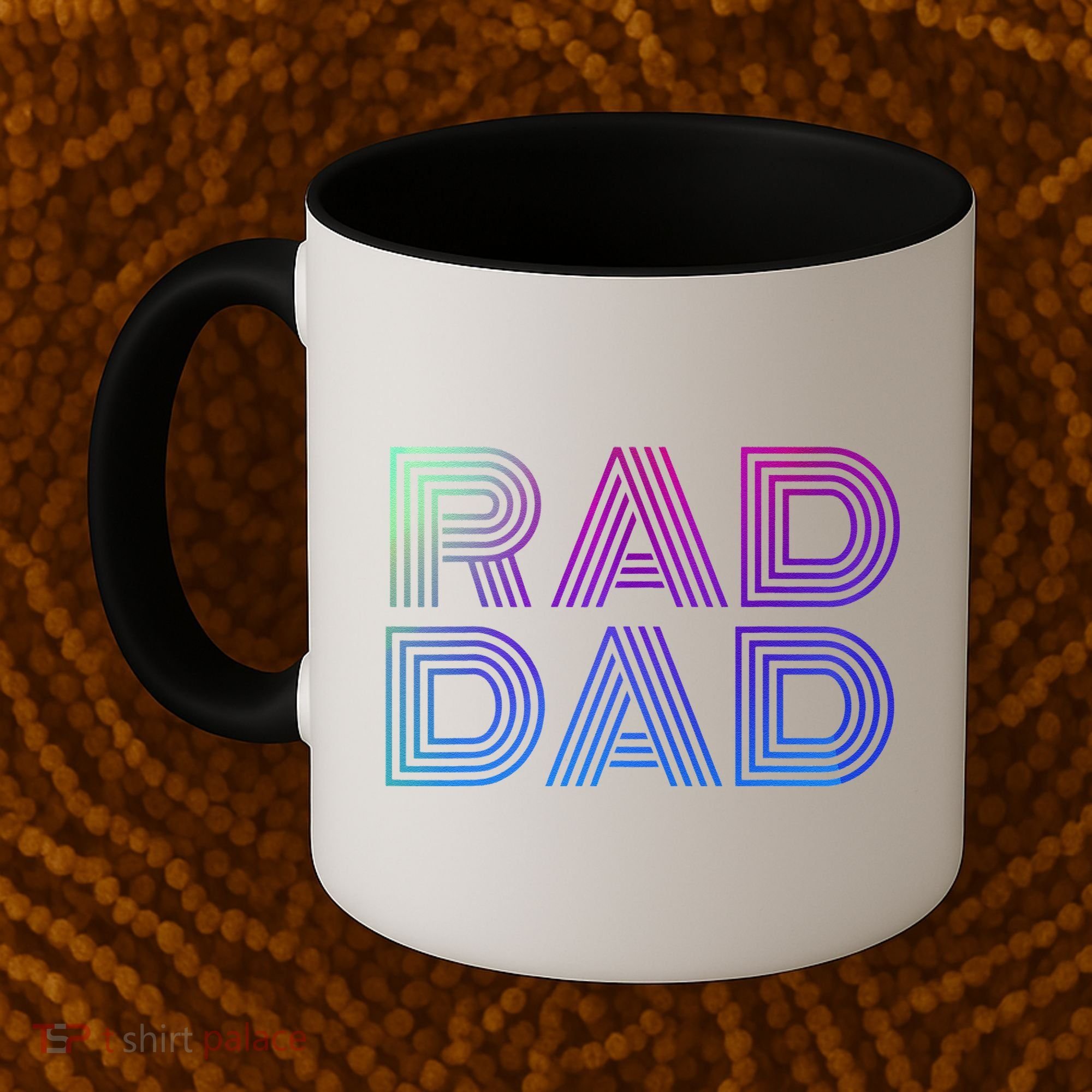 Rad Dad 1980s Retro Fathers Day Coffee Mug