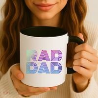 Rad Dad 1980s Retro Fathers Day Coffee Mug thumb 3