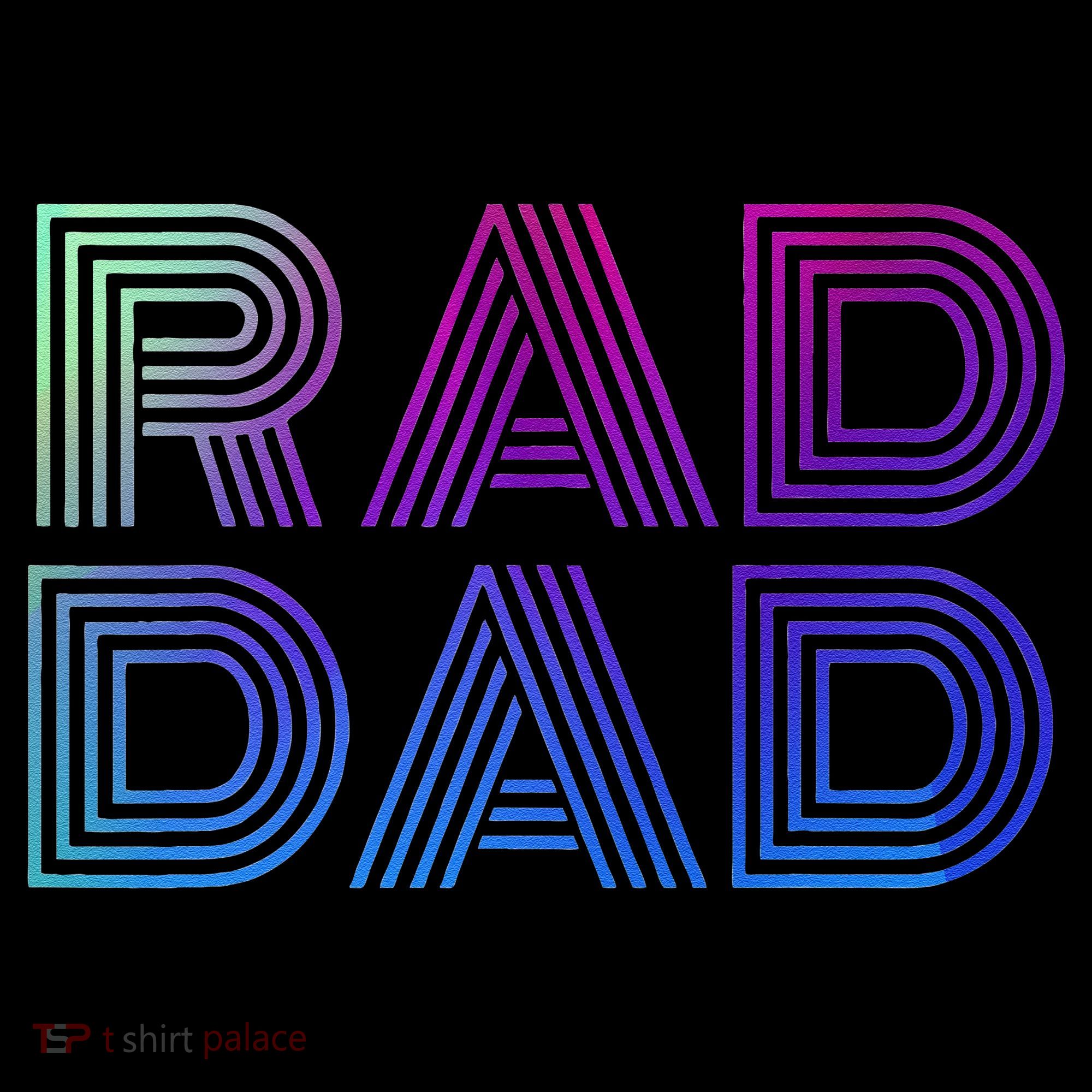 Rad Dad 1980s Retro Fathers Day Coffee Mug