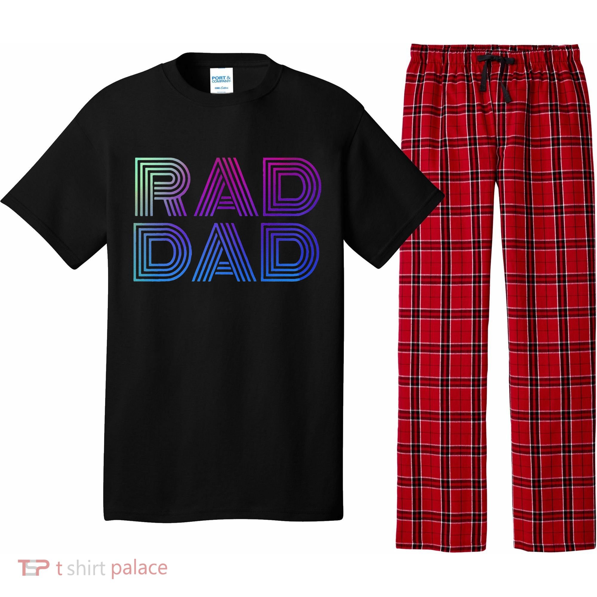 Rad Dad 1980s Retro Fathers Day Pajama Set