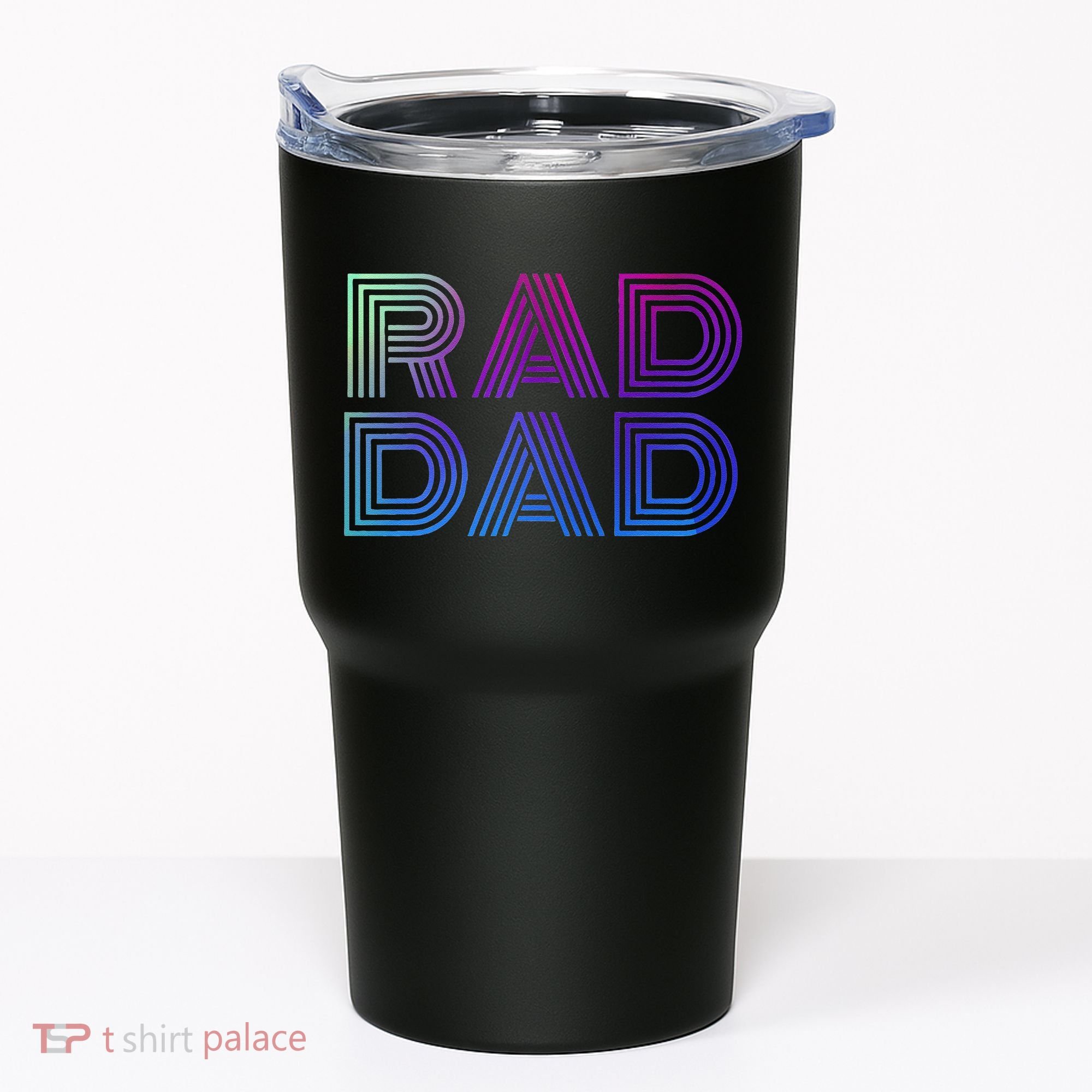 Rad Dad 1980s Retro Fathers Day Tumbler