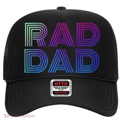 Rad Dad 1980s Retro Fathers Day Hat