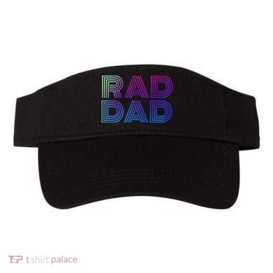 Rad Dad 1980s Retro Fathers Day Visor