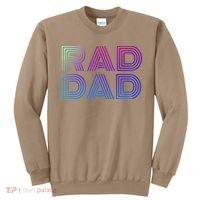Rad Dad 1980s Retro Fathers Day Sweatshirt thumb 0