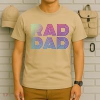 Rad Dad 1980s Retro Fathers Day T-Shirt thumb 6