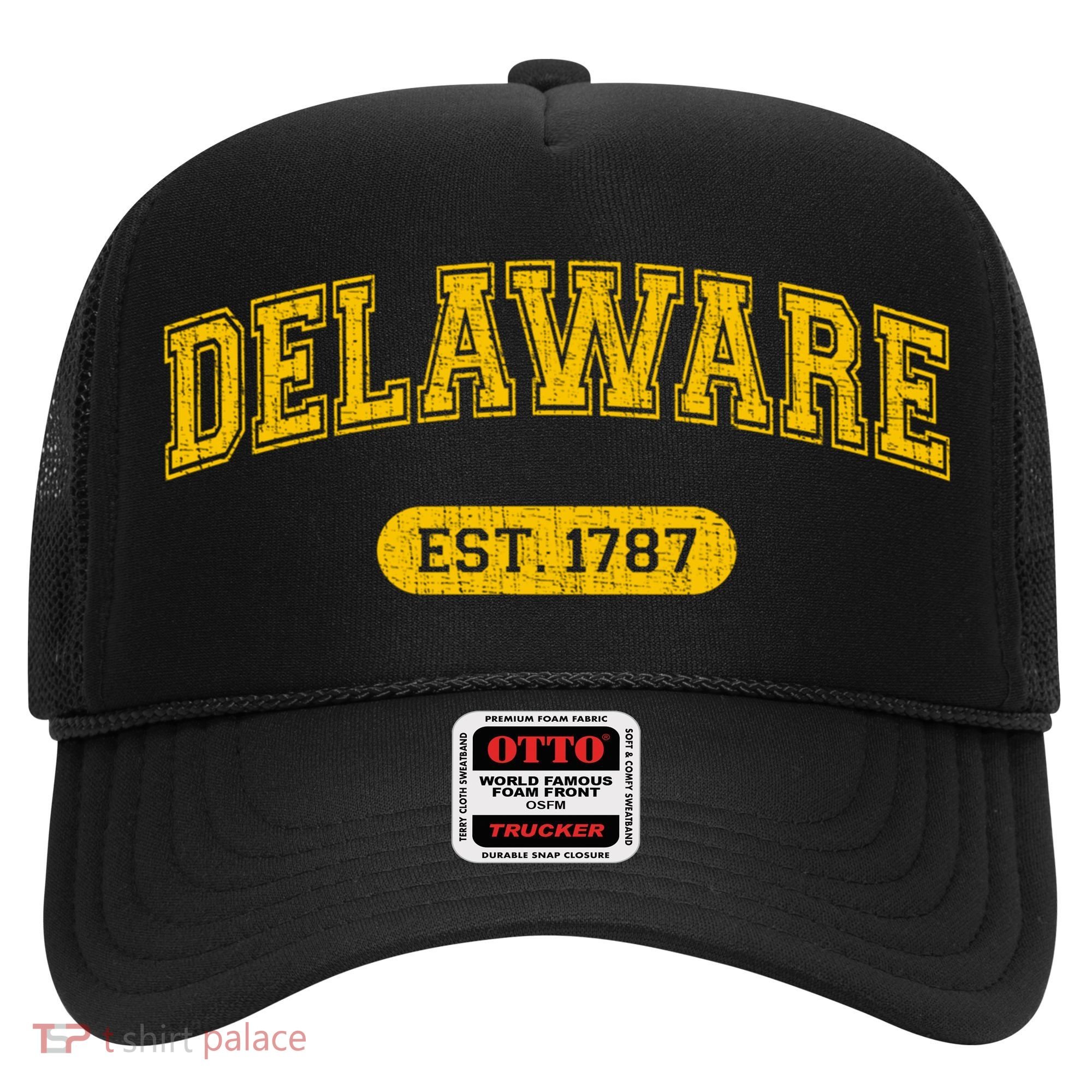 Retro Delaware 1787 Distressed Gift Hat