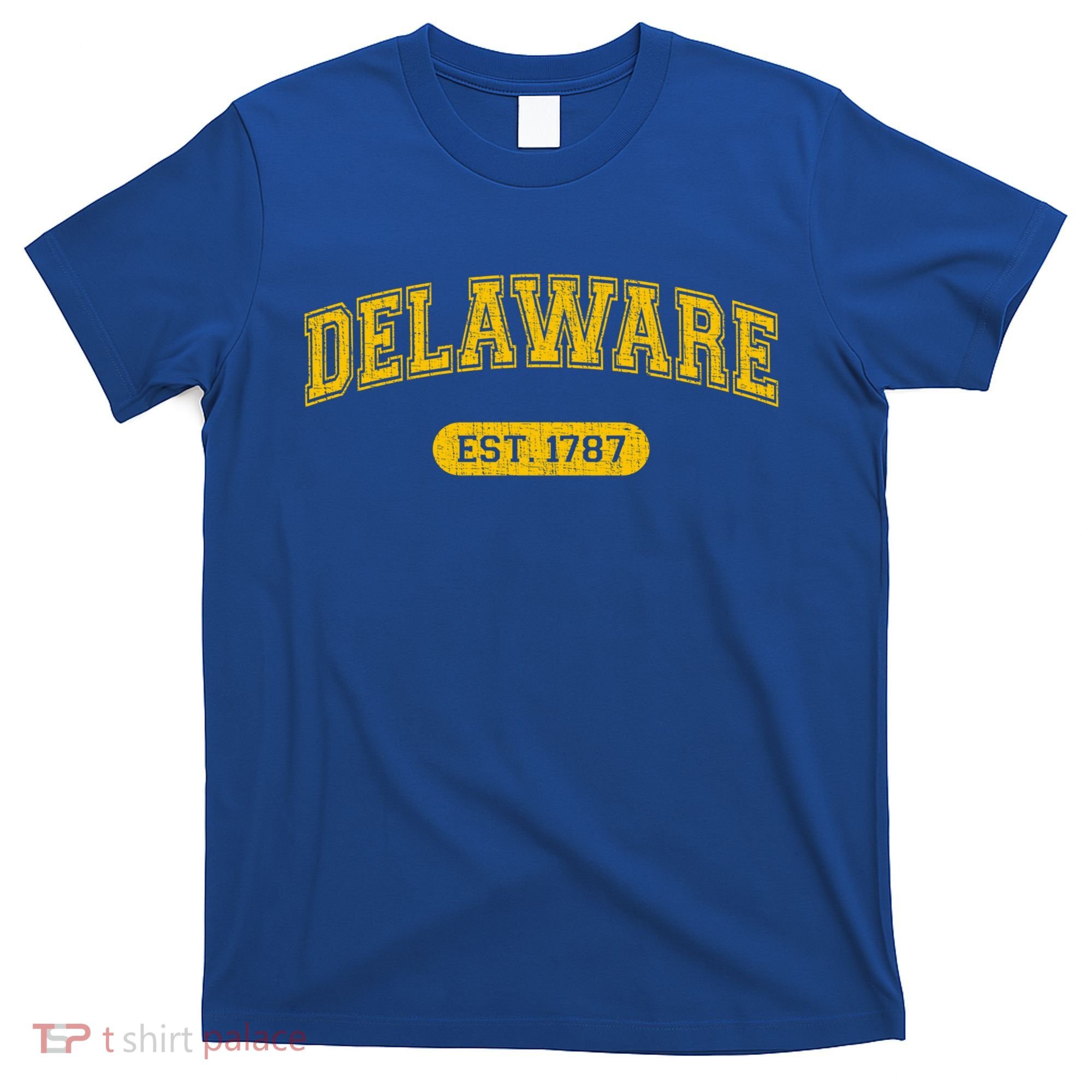 Retro Delaware 1787 Distressed Gift T-Shirt