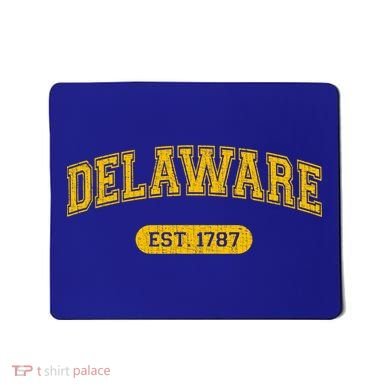 Retro Delaware 1787 Distressed Gift Mousepad