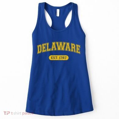 Retro Delaware 1787 Distressed Gift Women's Tank Top