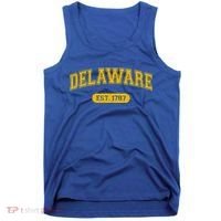Retro Delaware 1787 Distressed Gift Tank Top thumb 0